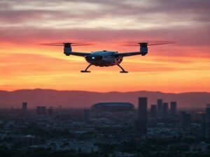 Céu de Los Angeles em 2028: EUA Aceleram Corrida para Lançar Carros Voadores Funcionais